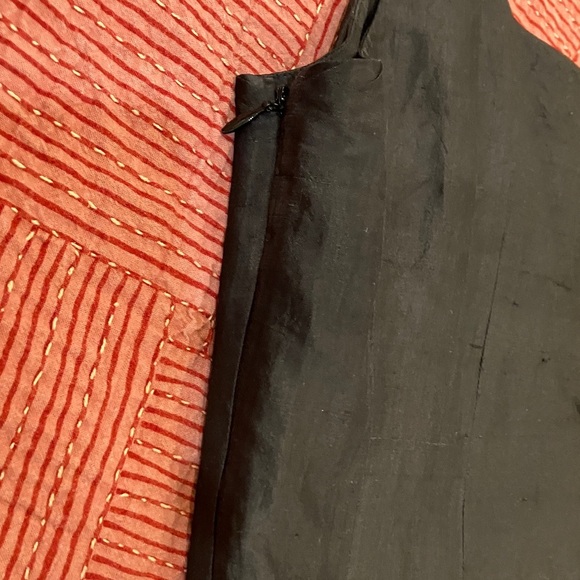 Black Silk size 6 “Eva Blue” brand Elegant Black Midi Dress - Picture 12 of 14